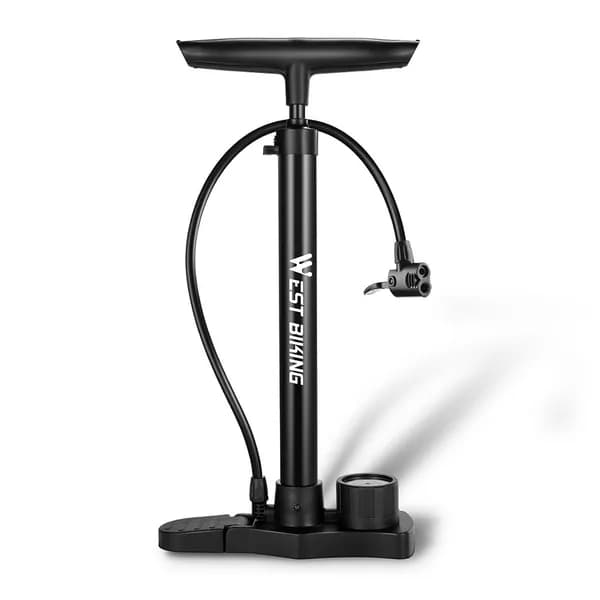WEST BIKING велонасос вертикальный, до 160 PSI, высокое давление