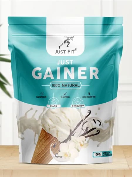 Гейнер Just Fit Just Gainer 1000 г. (ванильное мороженое)