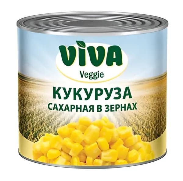 Кукуруза сахарная в зернах VIVA, 425г