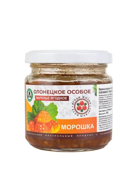 Варенье ягодное Олонецкое особое из морошки