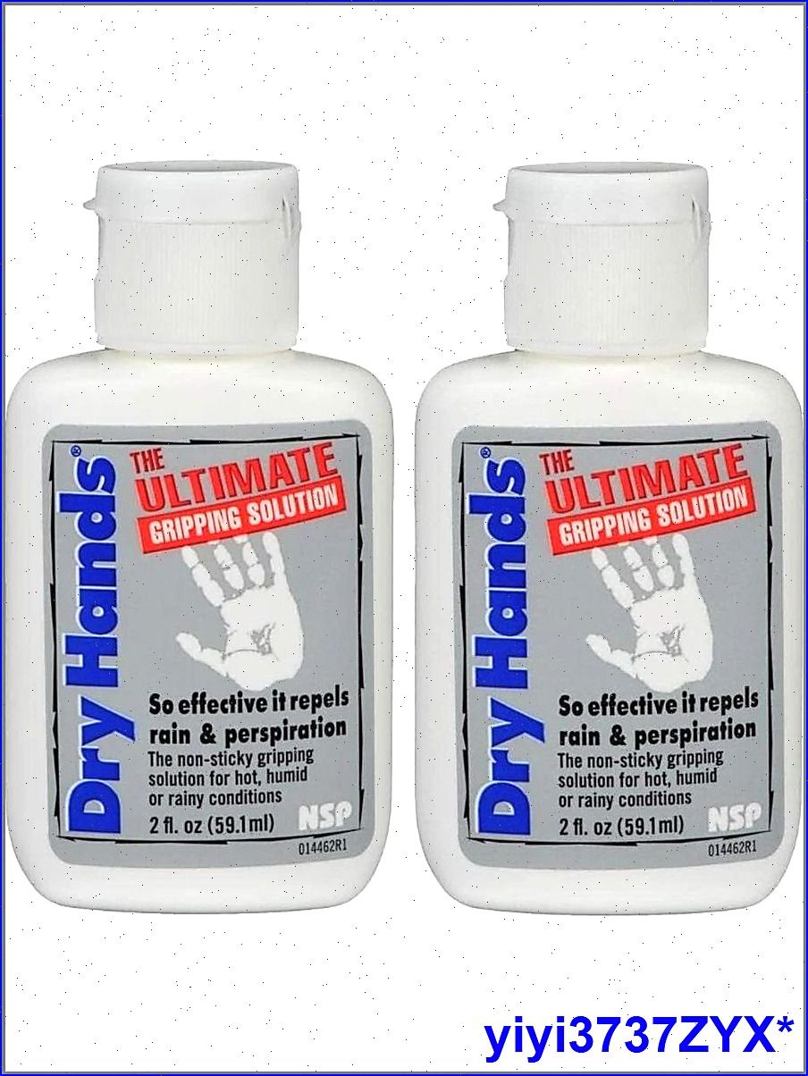 2 упаковки DRY HANDS 2 oz Жидкий порошок Sport Grip для танцев на пилоне, гольфа и тенниса