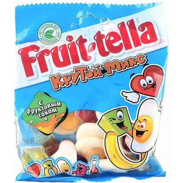 Мармелад Fruittella Крутой Микс жевательный 70 г