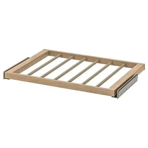 IKEA KOMPLEMENT скользящая вешалка для брюк вид выбеленного дуба (40446508)