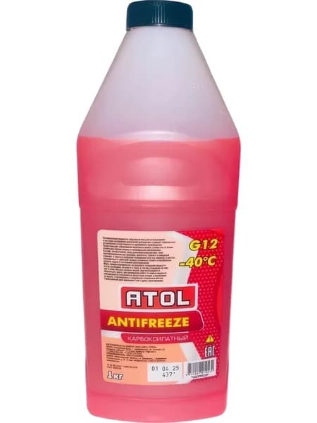 Антифриз ATOL A-40 красный 1 кг