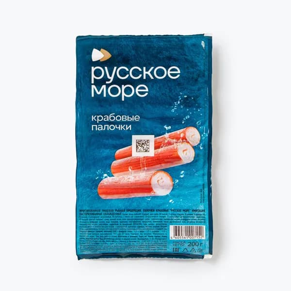 Крабовые палочки 200 г, Русское Море
