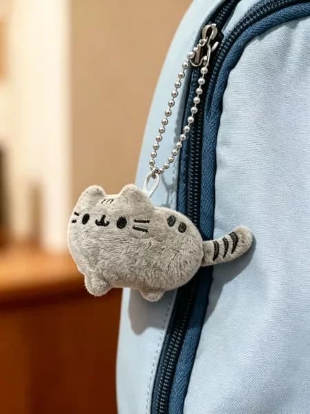 Мягкий брелок Pusheen плюшевая подвеска для сумки и ключей Pusheen the Cat" (Кот Пушин)/11cm