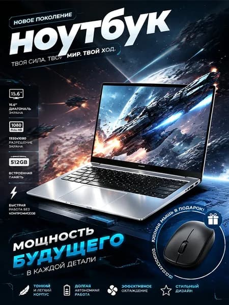 ноутбук Ноутбук 15.6", Intel Celeron 5805, RAM 16 ГБ, Windows Pro, серебристый