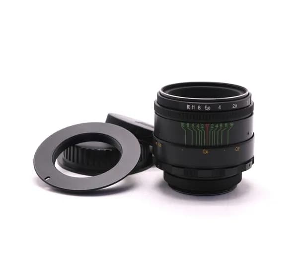 Объектив Гелиос-44-2 + адаптер для Canon EF винтажная оптика с уникальным боке