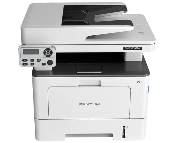 Pantum МФУ Лазерное МФУ Pantum BM5100ADW  с двухсторонней печатью/сканированием/копированием РСТ -доставка из РФ, официальная гарантия , белый