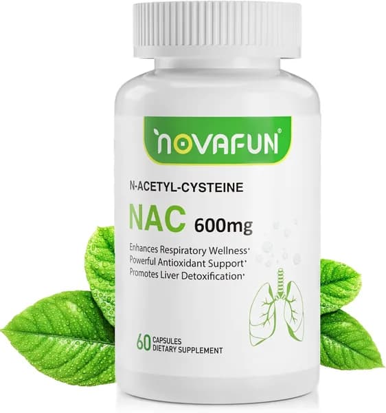 NAC-дополнение 600mg, N-ацетил-цистеин капсулы для поддержки легких