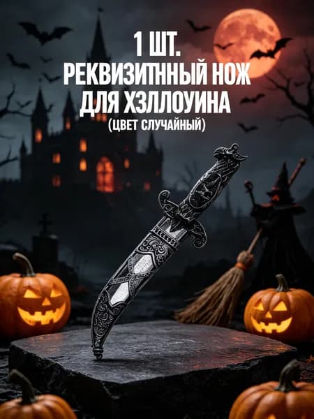 Симуляция Кинжала Из Пластика Для Школьных Спектаклей И Хэллоуинских Партий 1 Шт Многоцветный