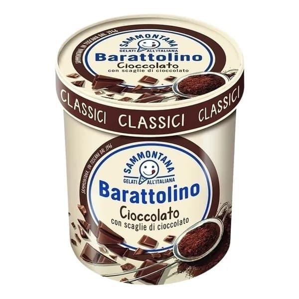 Мороженое Sammontana Barattolino cioccolato шоколадное БЗМЖ 500 г