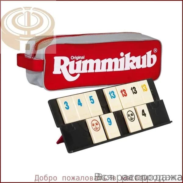 Настольная игра Стиль Жизни "Руммикуб в пенале" для детей от 7 лет и взрослых, логическая стратегия для всей семьи, для компании, компактная / дорожная / для путешествий