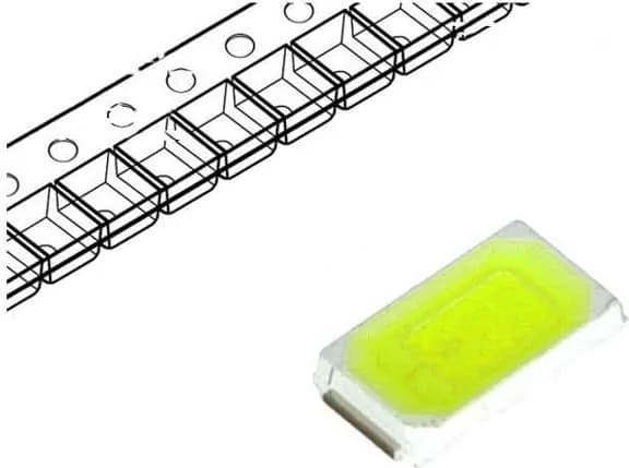 Светодиод LUCKY LIGHT LL-R5730W-W2H-Q45 LED SMD 5730,PLCC2 white cold 45?50lm 5000-6500K 70 120 град. 1шт