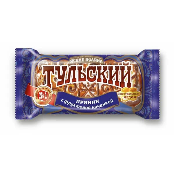 Пряник Тульский с фруктовой начинкой, 130 г