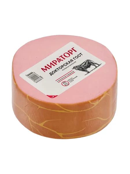 Колбаса Мираторг Докторская вареная, 450г