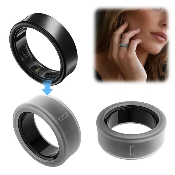 Чехол для кольца Oura Ring 5 из силикона, прозрачный, размер M