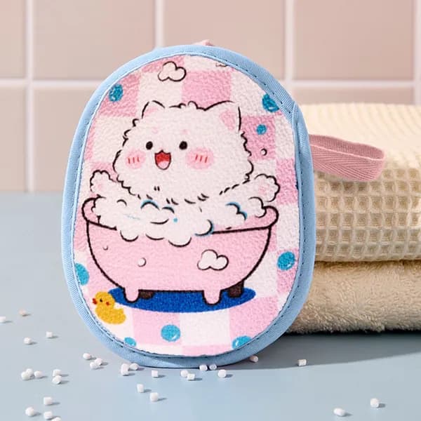 Мочалка-сетка Щенок , двусторонняя