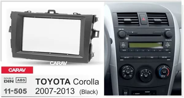 Переходная рамка Intro RTY-N19 для Toyota Corolla 2007-12 2DIN