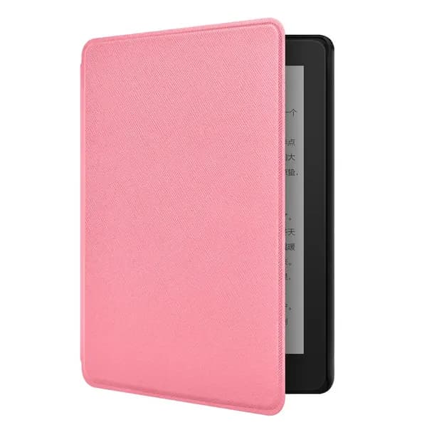 Чехол для Kindle Paperwhite 12 (2024) и Colorsoft Signature Edition 7", розовый, с автопробуждением и автоотключением