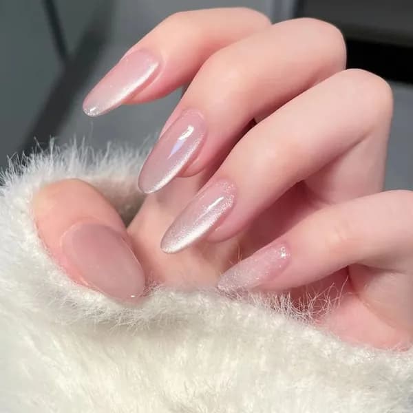 Кошачий глаз Длинные накладные ногти( 24 типсы + клей )