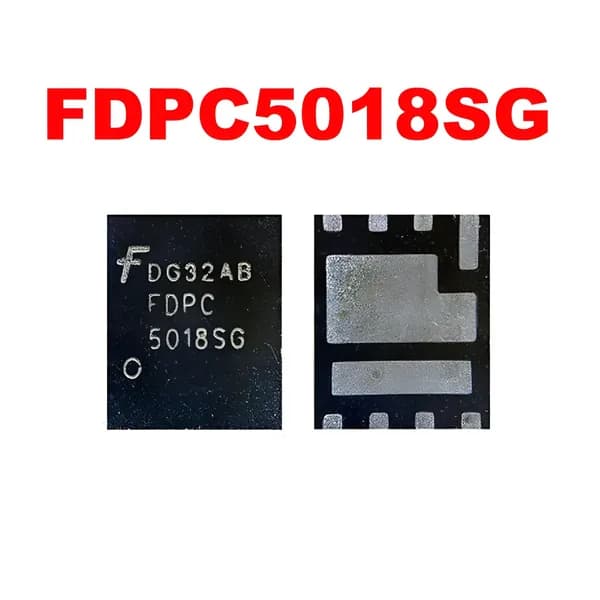 Микросхема FDPC5018SG Dual N-Channel MOSFET 30V 56A POWERCLIP5X6