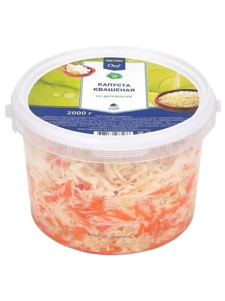 Metro Chef Капуста Квашеная По-деревенски, 2кг