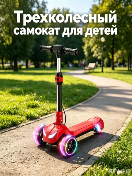 Электросамокат SLHBC, красный
