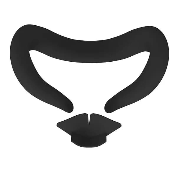 Силиконовая маска для VR-шлема Meta Quest 3 с затемняющим вкладышем и носовым уплотнителем
