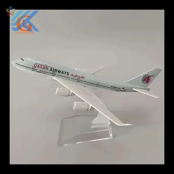 Металлический Модель Самолета Боинг 747, Авиакомпании Катара B747