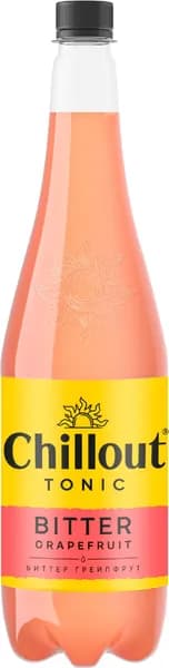Тоник CHILLOUT Bitter Grapefruit Грейпфрут газированный, 0.9л
