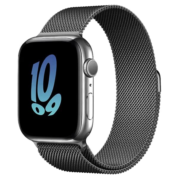 Ремешок для смарт-часов Apple Watch Series 1-10 и SE 38mm 40mm 41mm / Металлический стальной браслет,Миланская петля ремень для умных