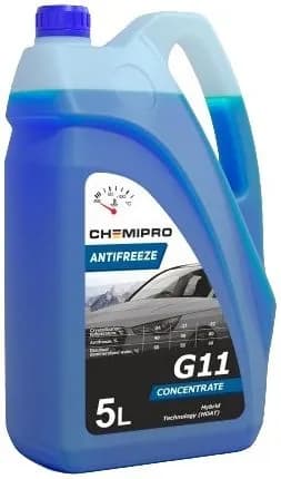 Антифриз 5L Chemipro G11 концентрат Hybrid OAT синий