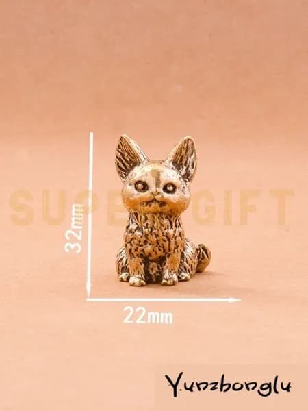 Сувенирная кошка 28, высота 3.2 см