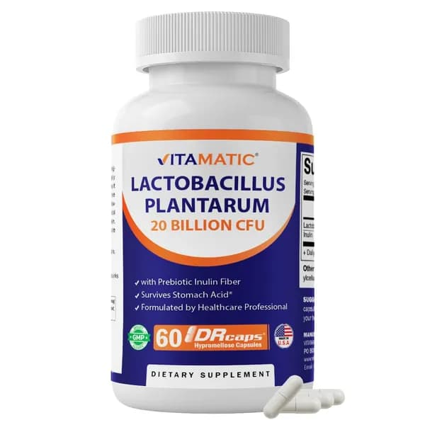 Витаматические Lactobacillus Plantarum - 20 миллиардов на капсулу DR - 60 штук