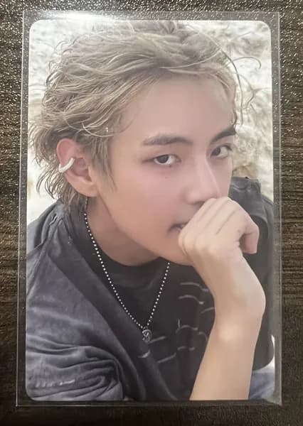 Карта BTS V, TaeHyung фотокарта 1+1вподарок