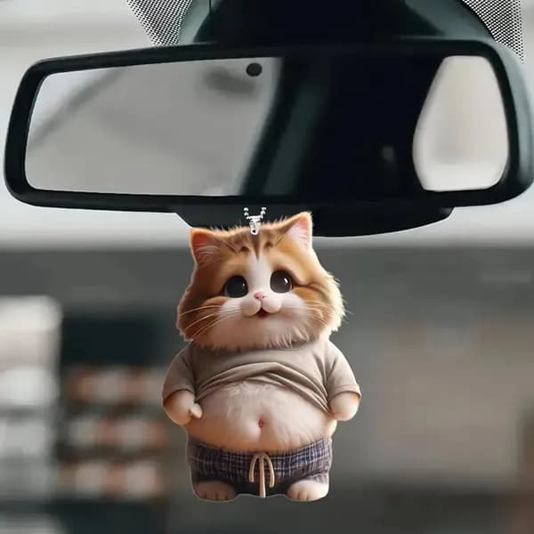 Украшение на машину/Подвеска для собаки с плоским животом