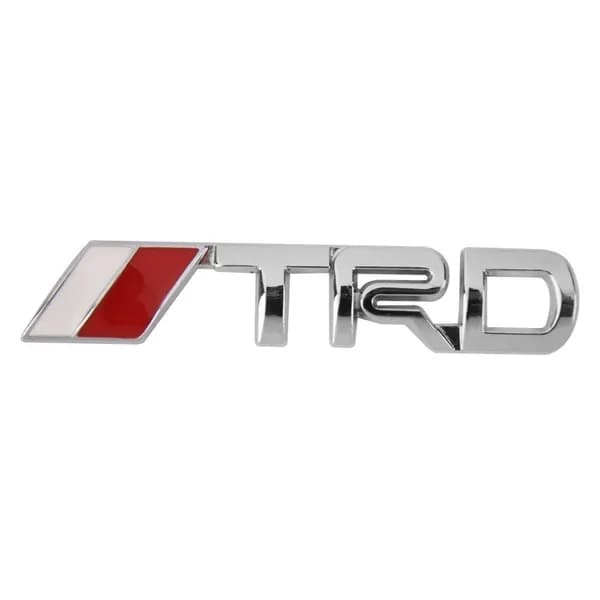 Наклейка шильдик на авто TRD