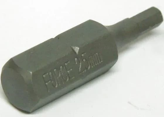 Бита (вставка) шестигранник 2,5мм L 25мм