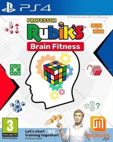 Игра Professor Rubiks Brain Fitness PS4 Диск на PS 4