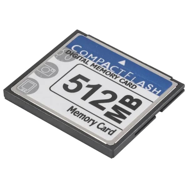 Карта памяти Compact Flash 512 МБ для камеры, рекламного аппарата, промышленного компьютера
