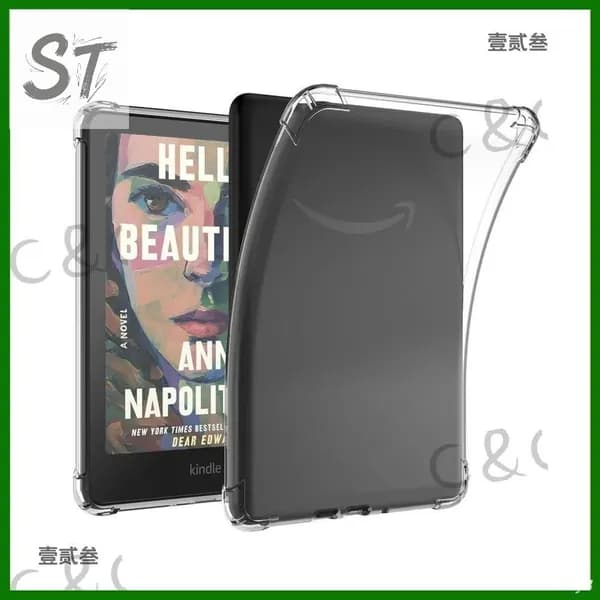 Прозрачный чехол для Kindle Paperwhite 12-го поколения eReader (7 дюймов, 2024) - Ультратонкий легкий устойчивый к царапинам силиконовый резиновый прозрачный ТПУ задний чехол-yhd