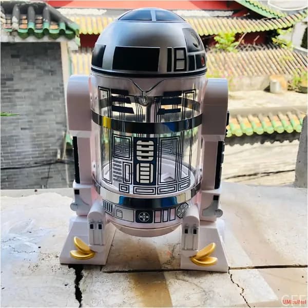 Эксклюзивный кофейникпресс для мокко, вдохновлённый роботом Star Wars R2D2, создан для ручной варки
