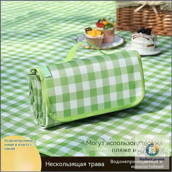 Водонепроницаемый пикниковый коврик 1.5 2 м, для семьи и пикников