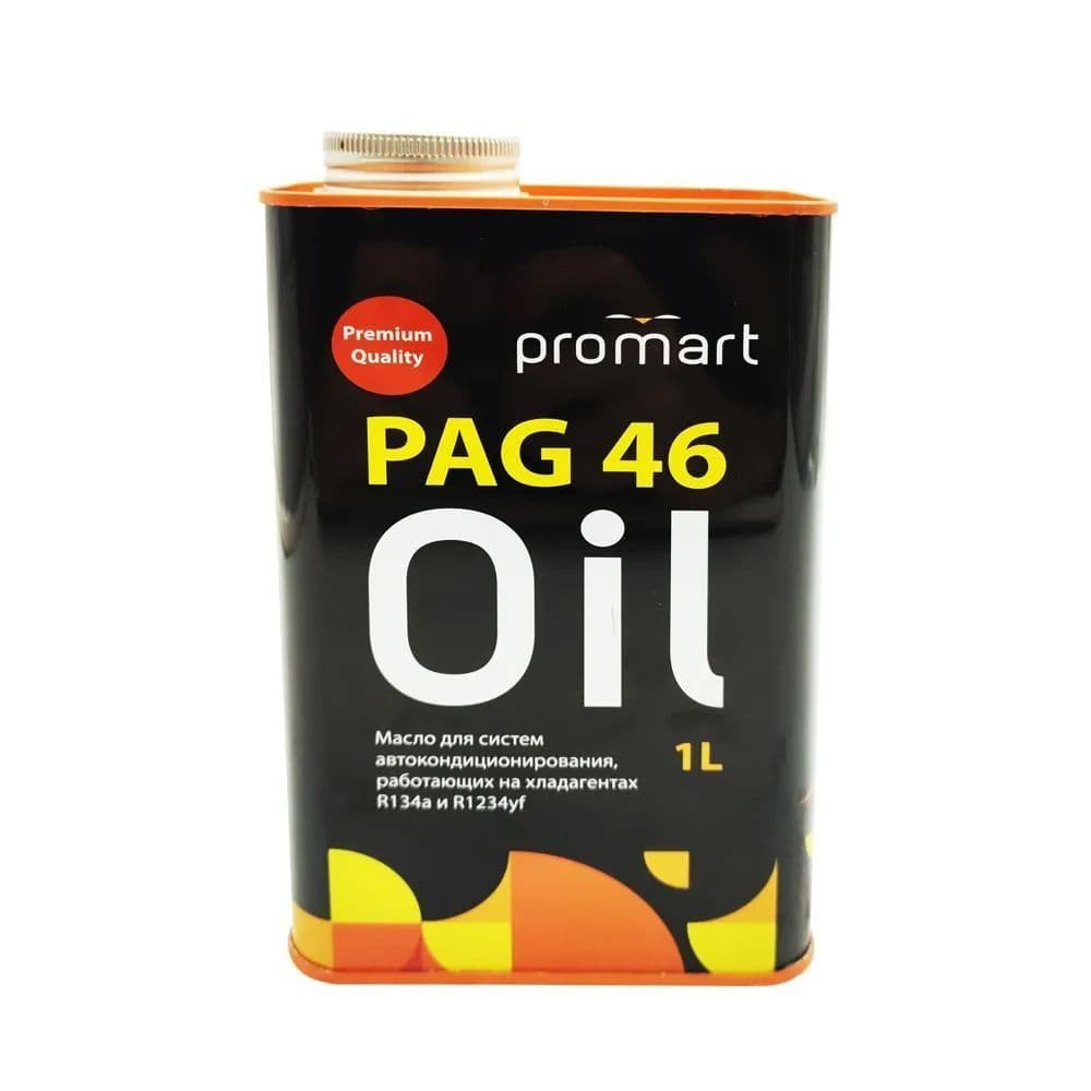 Масло для кондиционеров PAG 46, синтетическое, емкость металл 1000 мл. Promart.