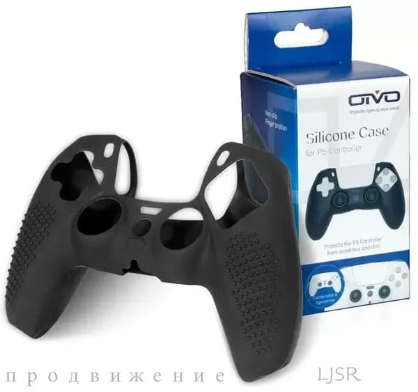 Силиконовый чехол Oivo Silicone Case для геймпада DualSense, Черный (IV-P5227)