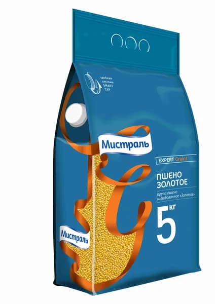Пшено Мистраль золотое, 5 кг
