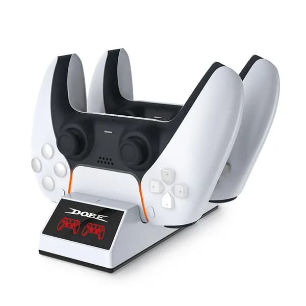 Зарядная станция для 2-x геймпадов DualSense PlayStation 5 (PS5) DOBE Charging Dock