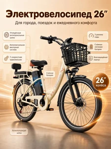 Электровелосипед, 200 Вт