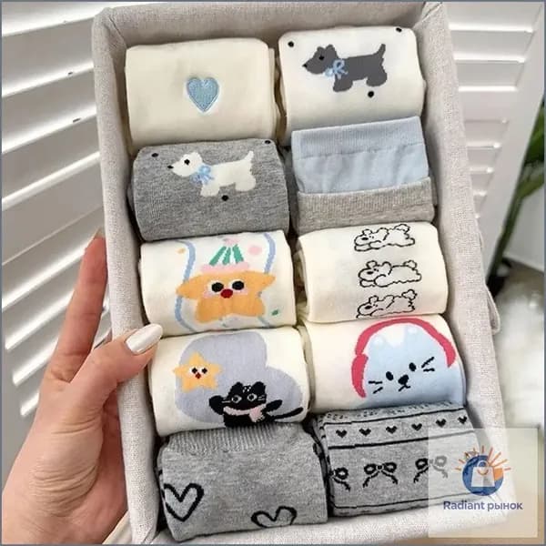 Носки женские носки, 10 пар